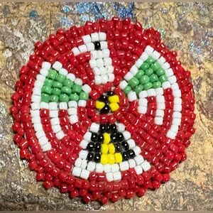 **Lot of 5 **1.5” vintage rosettes hand crafted